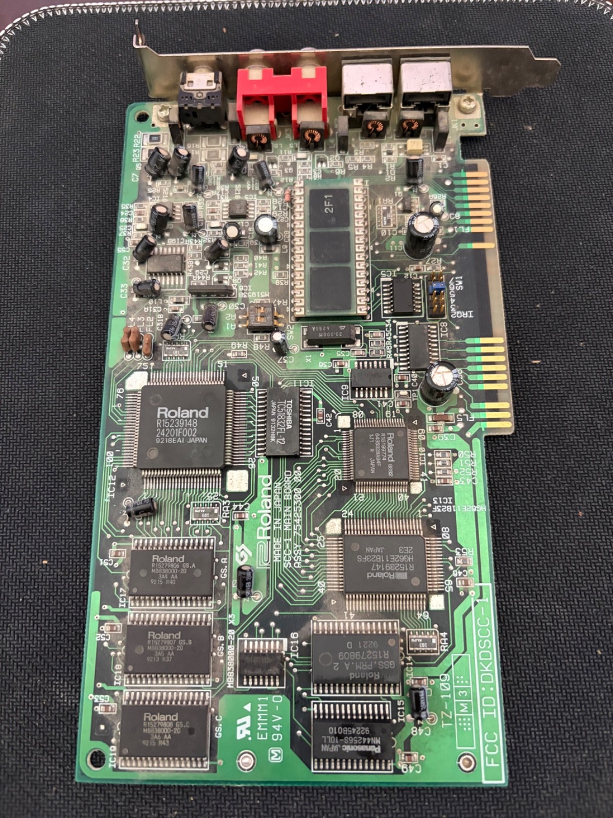 Rare Roland SCC-1 GS Sound Canvas ISA MIDI Sound Card SC-55 MPU-401 Vintage PC