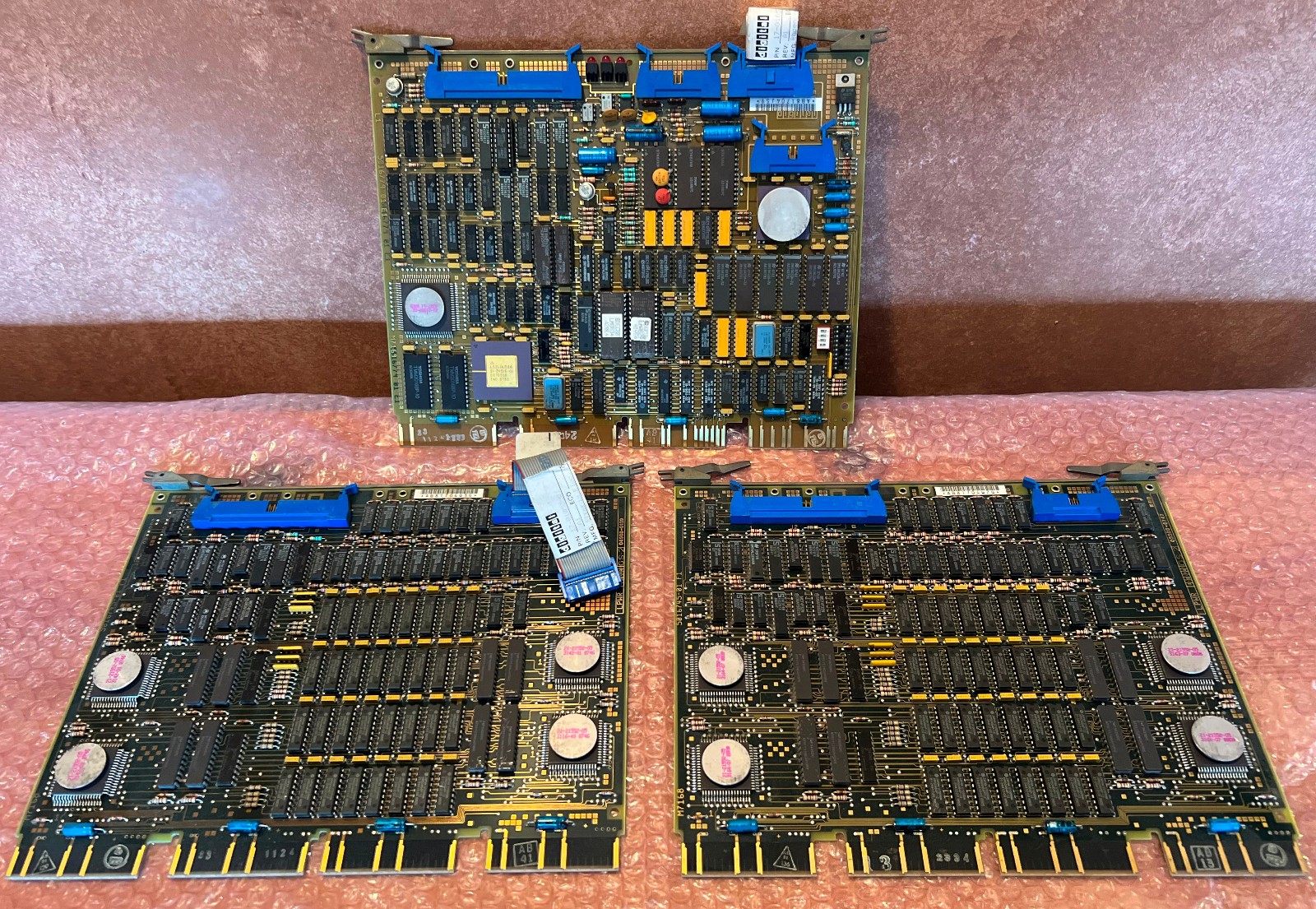 DIGITAL DEC VINTAGE QBUS MICROVAX QDSS 8-PLANE GRAPHICS BOARD SET W/CABLE VCB02