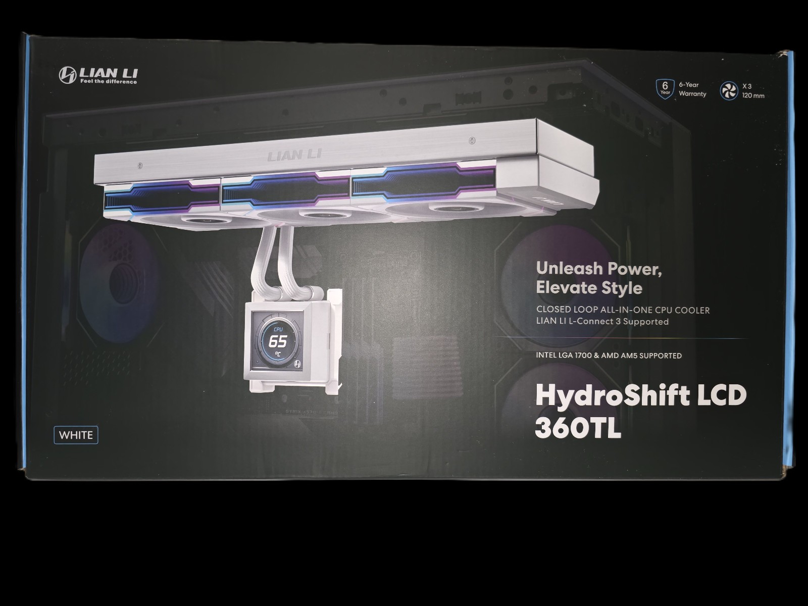 Local Pickup Lian Li HydroShift LCD 360TL 360MM AIO White (HSLCD36TW)