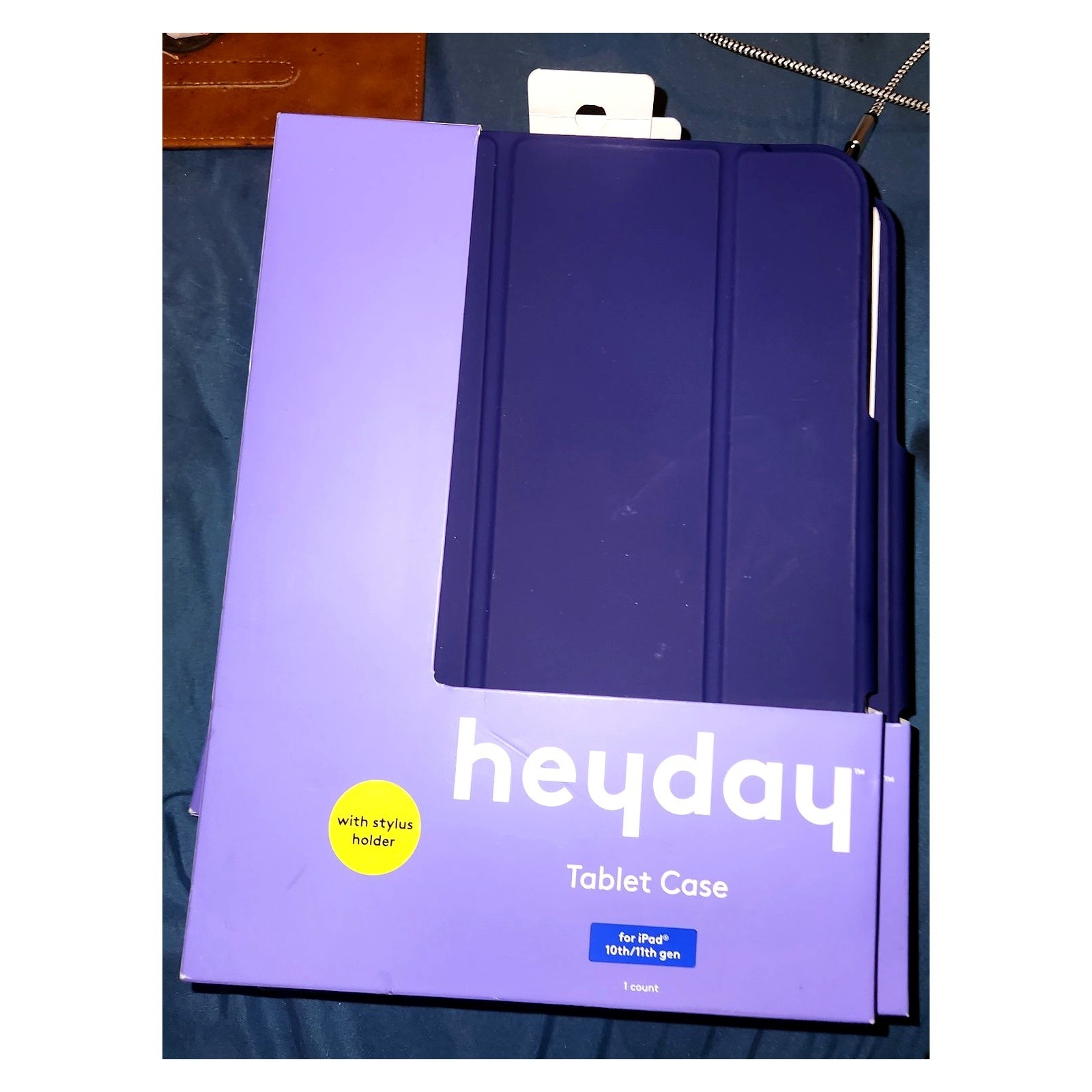NEW - Heyday Tablet Case For 10th And 11th Generation iPad With Stylus Holder 