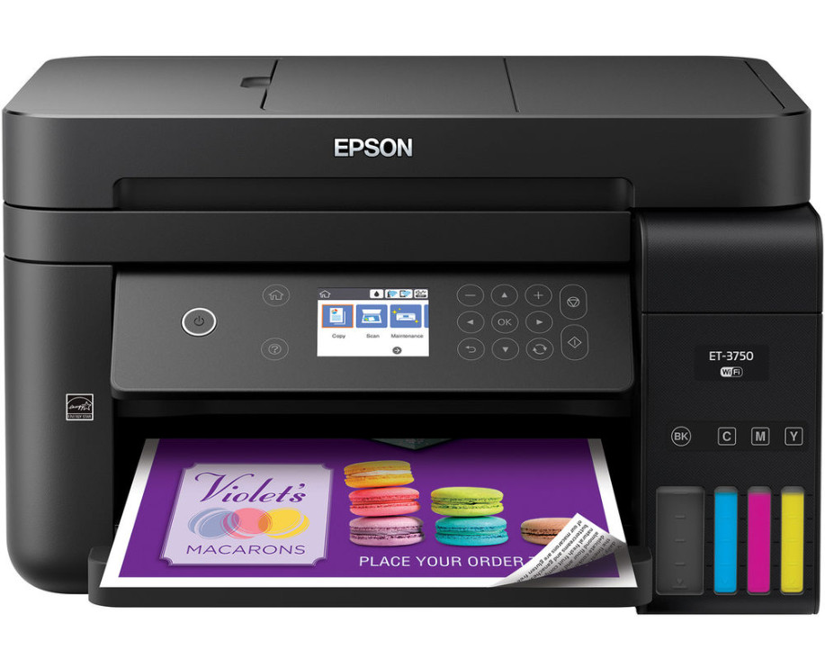 Epson WorkForce ET‑3750 EcoTank All‑in‑One Printer C11CG20201