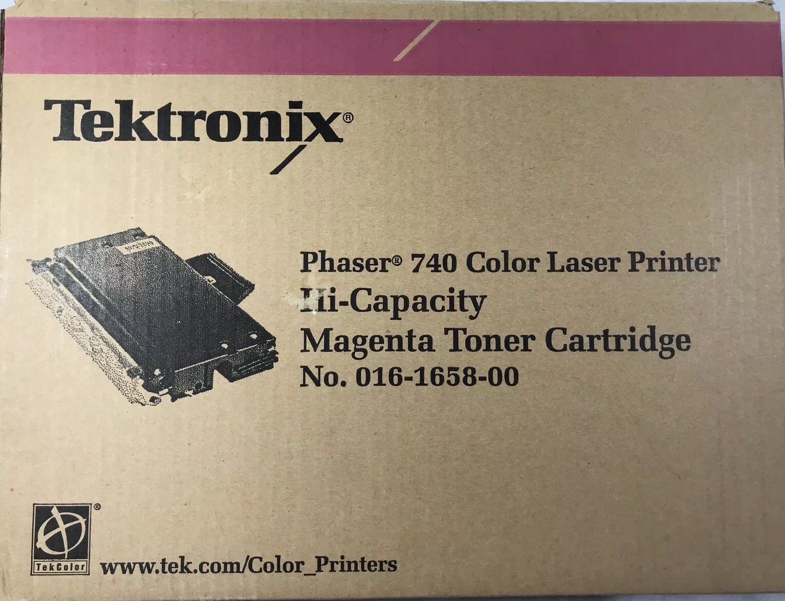 Tektronix Phaser 740 Color Laser Printer Hi Capacity Magenta Toner Cartridge