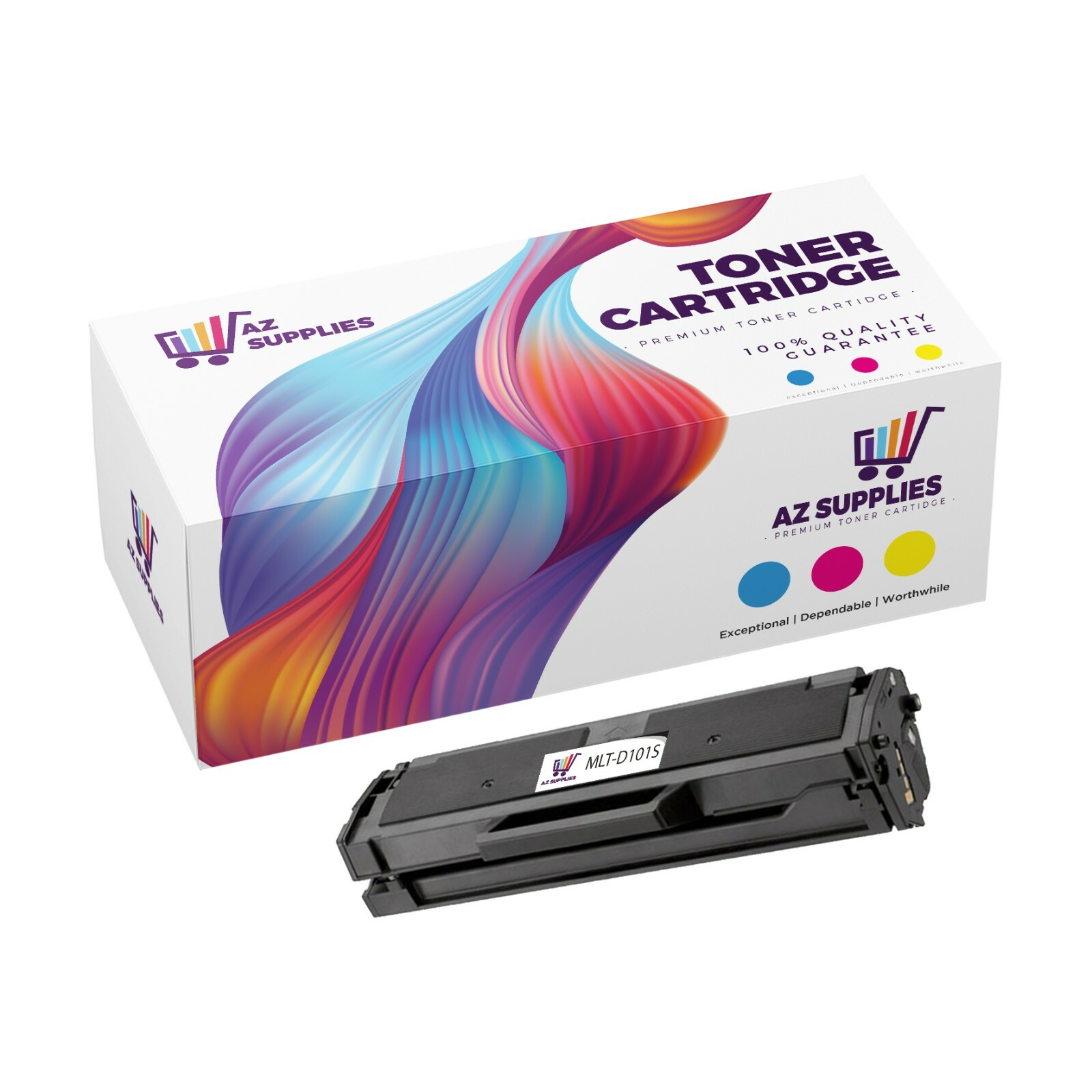 Samsung Compatible Toner Cartridge for MLT-D101S ML-2165W SCX-3400F Black 1 PK
