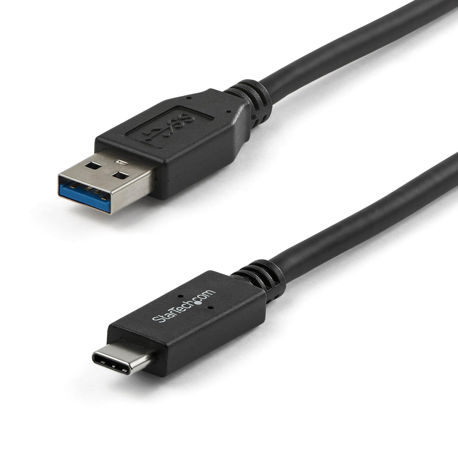 StarTech 3ft/1m USB-A to USB-C Cable, USB 10Gbps, 3A, Charge and Sync