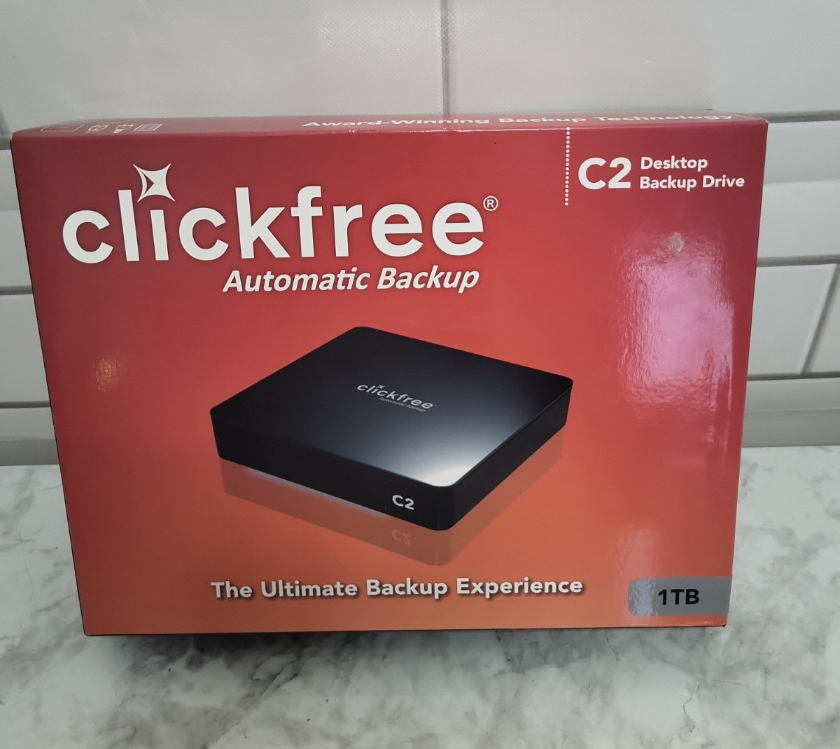 ClickFree Automatic Backup Drive ONLY 1TB Model C2 Model #HD1037 *READ