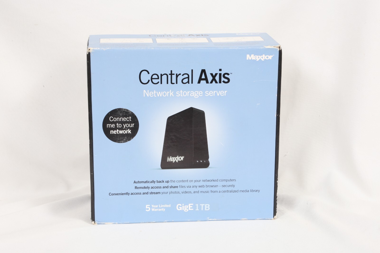 Maxtor Seagate Central Axis 1 TB Network Storage Server Hard Drive NEW Sealed