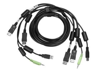 NEW Avocent CBL0106 Dual-DP USB Audio KVM Cable 6FT Integrated Cable