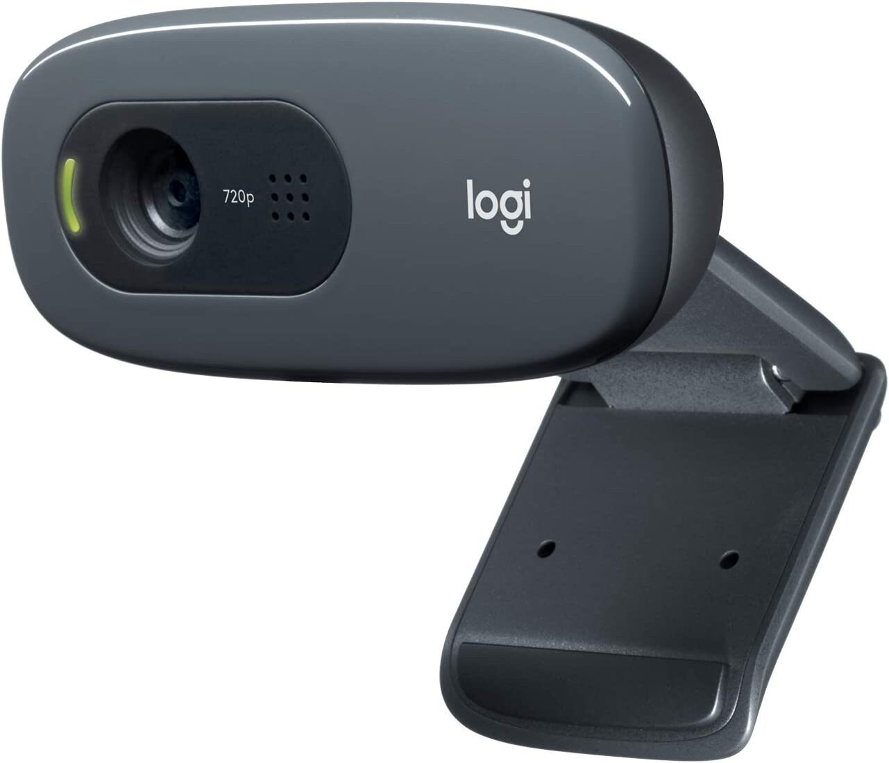 Logitech C270 HD Webcam, HD 720p/30fps, Widescreen HD Video Calling, HD Light