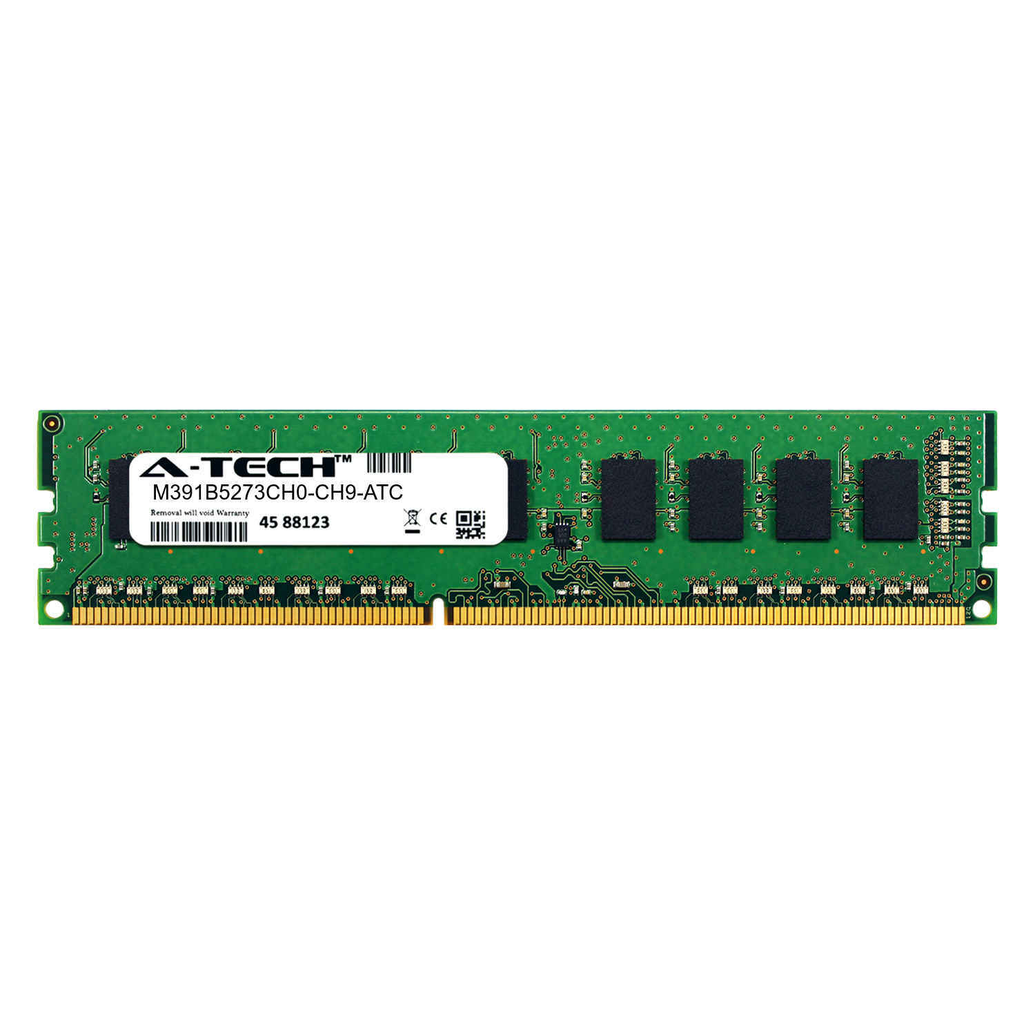 4GB DDR3 PC3-10600 ECC UDIMM Replacement for Samsung M391B5273CH0-CH9 Memory RAM