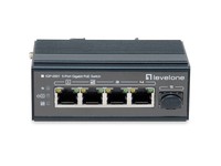 IGP-0501 LevelOne 5-Port Gigabit Industrial Switch DIN Rail -30°C to 65Â ~D~
