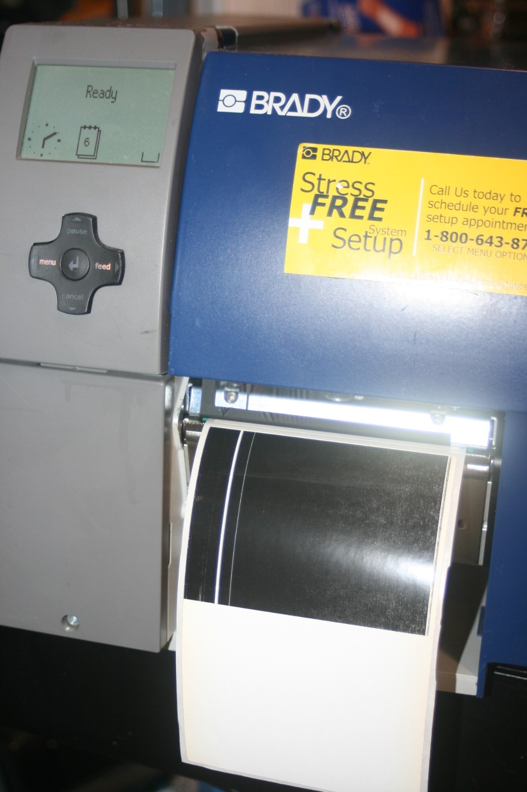 BRADY BP-PR600 Plus Label Printer FOR PARTS OR REPAIR tested