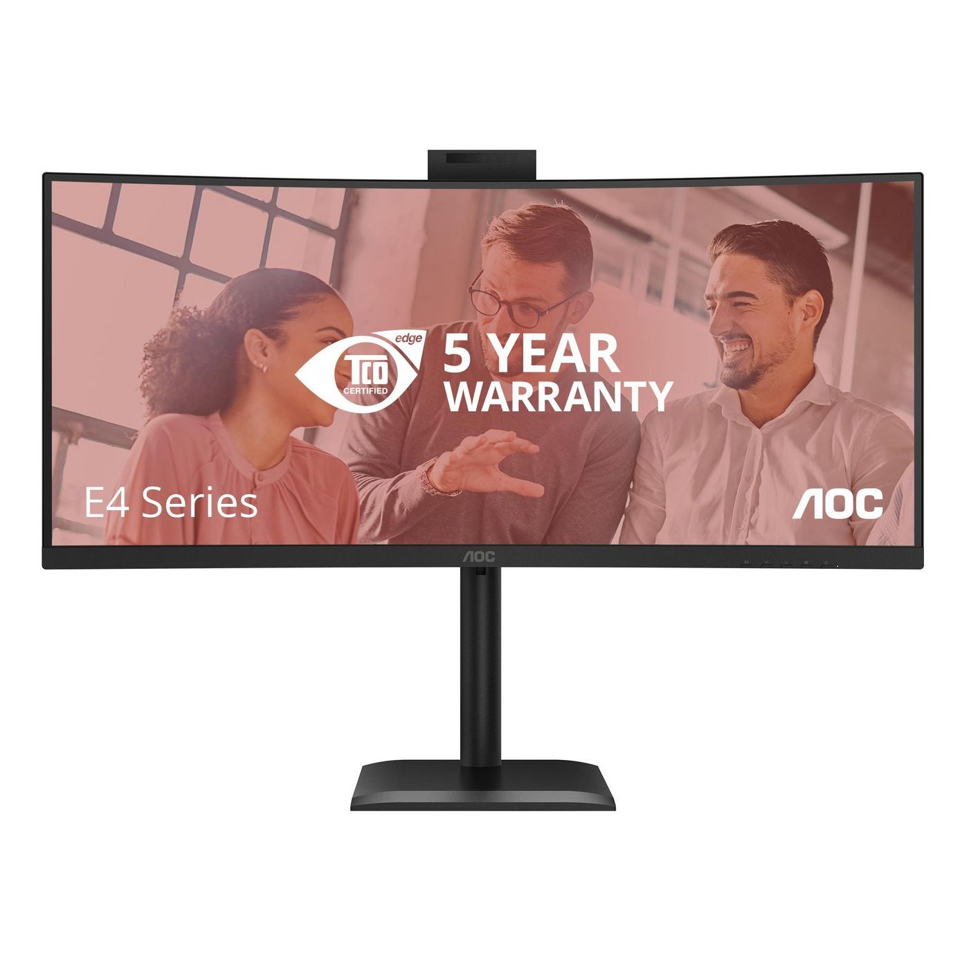 AOC CU34E4CW CW Computer Monitor 86.4 Cm (34) 3440 X 1440 Pixels Ultrawide ~E~