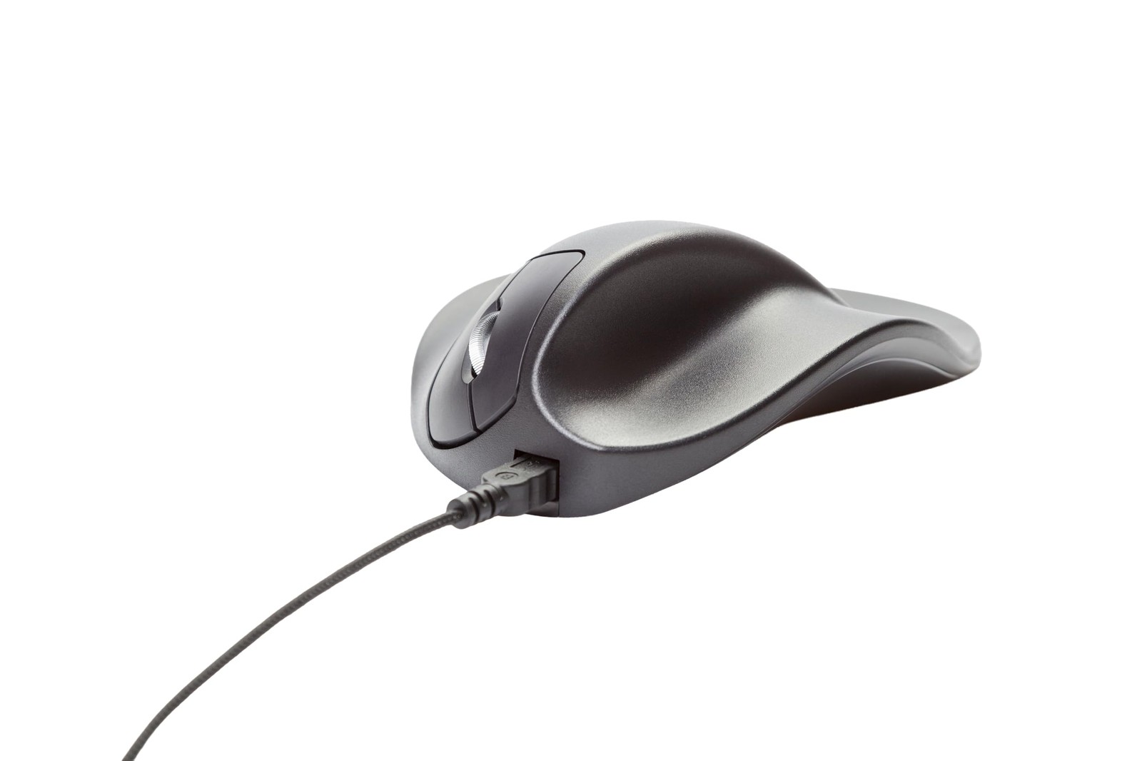 Hippus L2WB-LC Wired Light Click Handshoe Mouse (Right Hand, Large, Black)