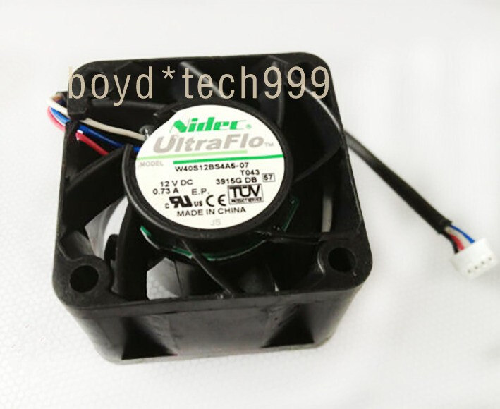For Nidec W40S12BS4A5-07 4028 DC12V 0.73A Axial Fan 40*28mm Cooling Fan