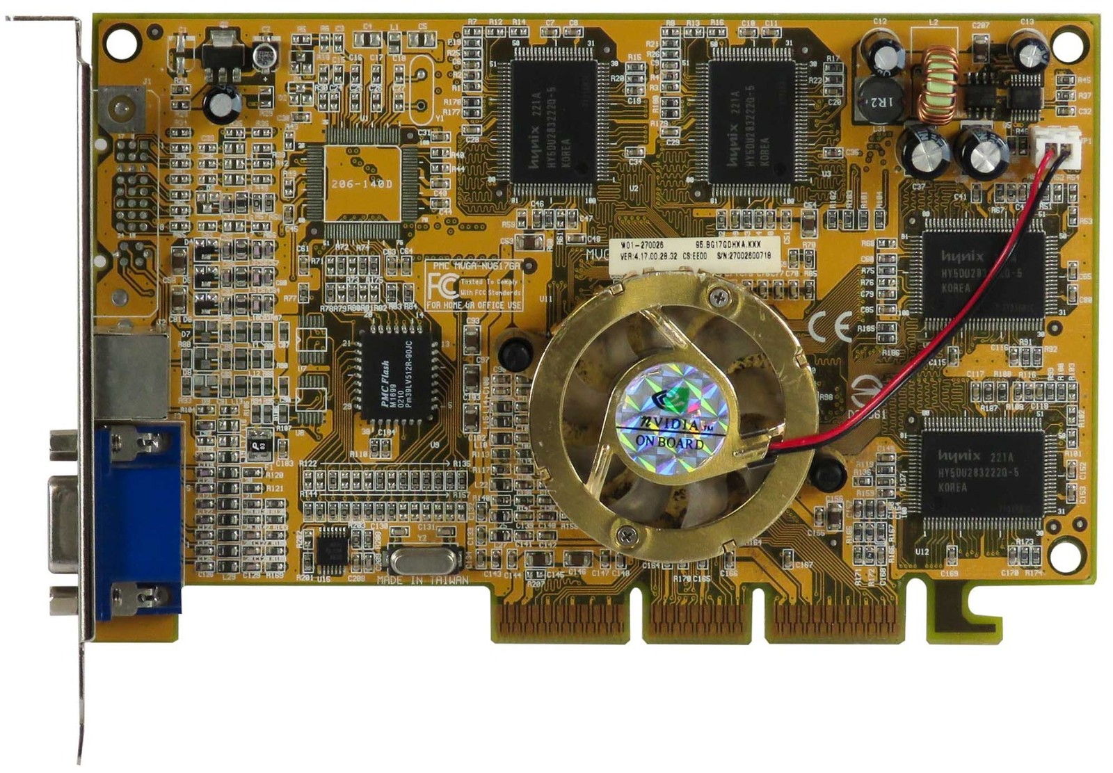 PixelView NVIDIA GEFORCE4 MX440 SE 64MB MVGA-NVG17GA AGP