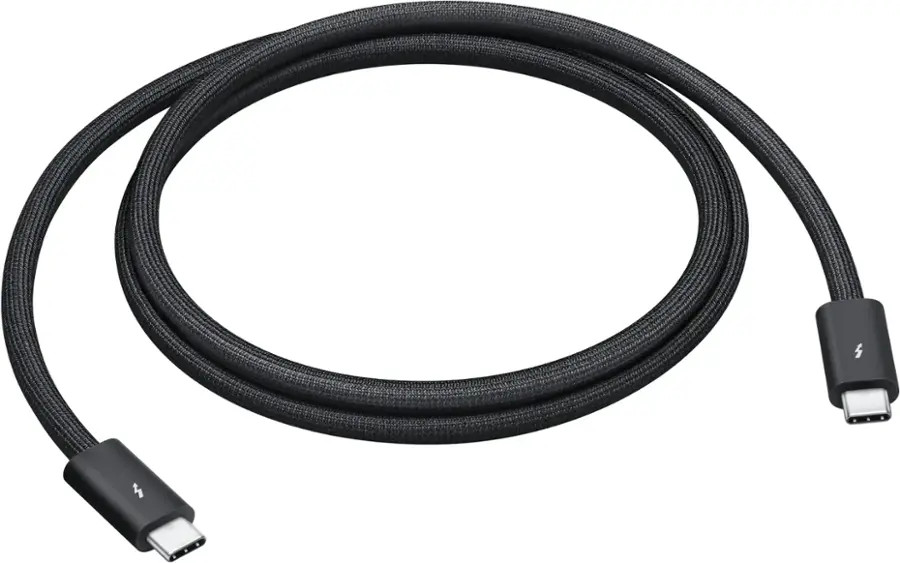 Genuine Apple - Thunderbolt 5 (USB‑C) Pro Cable (1 m) - Black MDW94AM/A