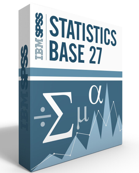 SPSS Statistics Grad Pack 27.0 Base Windows or Mac 12 month License