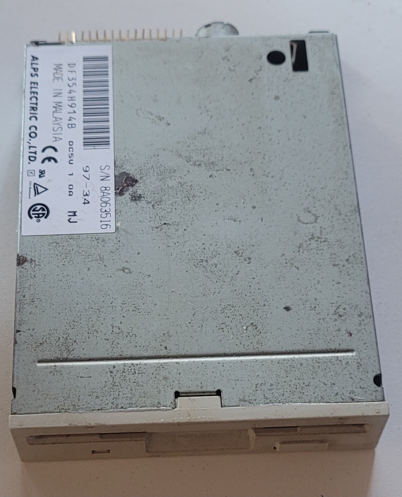 ALPS DF354H914B 3.5" Floppy Disk Drive Laptop PC Vintage FDD Reader