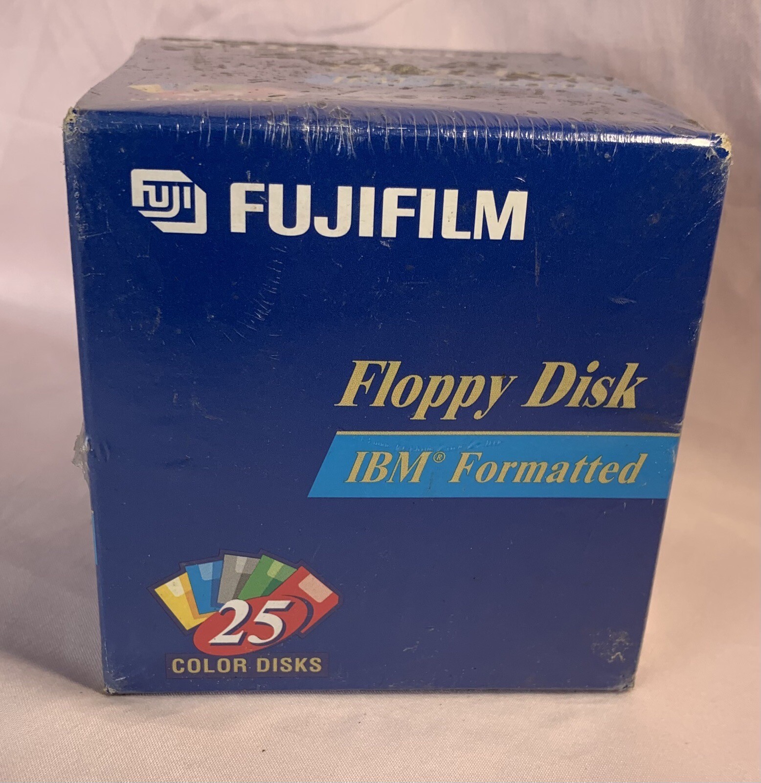 Fujifilm Box of 25 IBM Formatted 1.44MB Colored Floppy Disks NOS