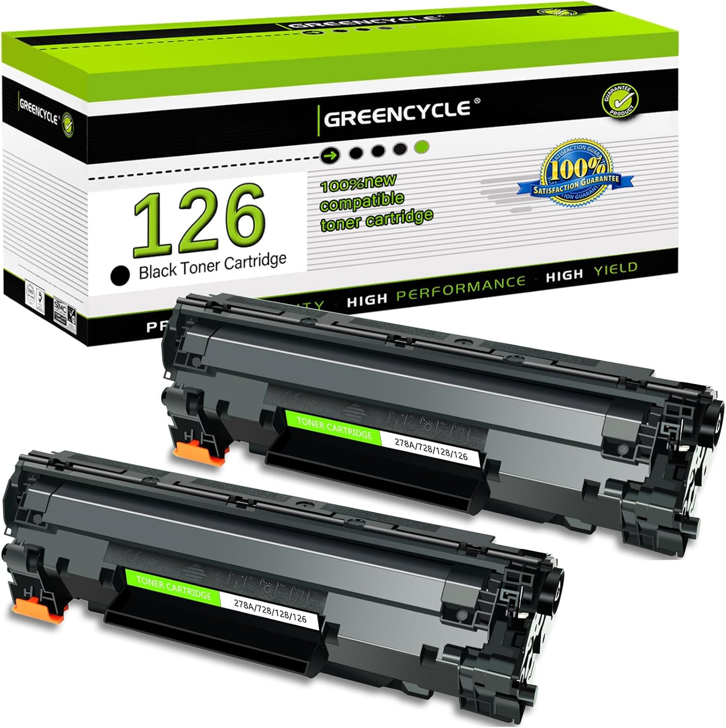 Compatible Toner Cartridge Replacement for Canon 126 CRG-126 CRG126 3483B001 for