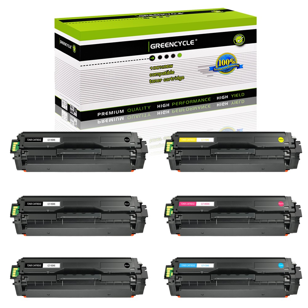 6 Set CLT-504S Color Toner Fits For Samsung CLP-415N CLP-415NW CLP-470 CLP-475
