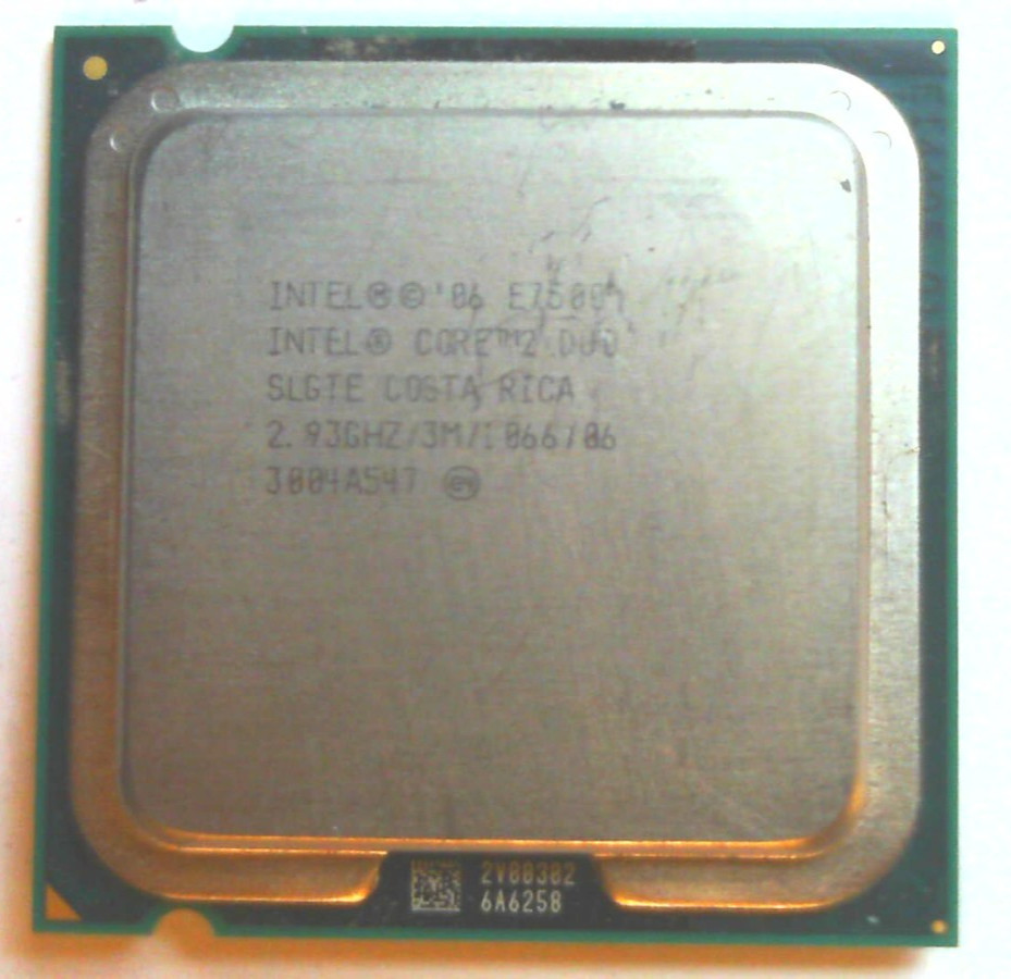 Intel CPU CORE2 Duo E7500 2.93GHz LGA775 Used