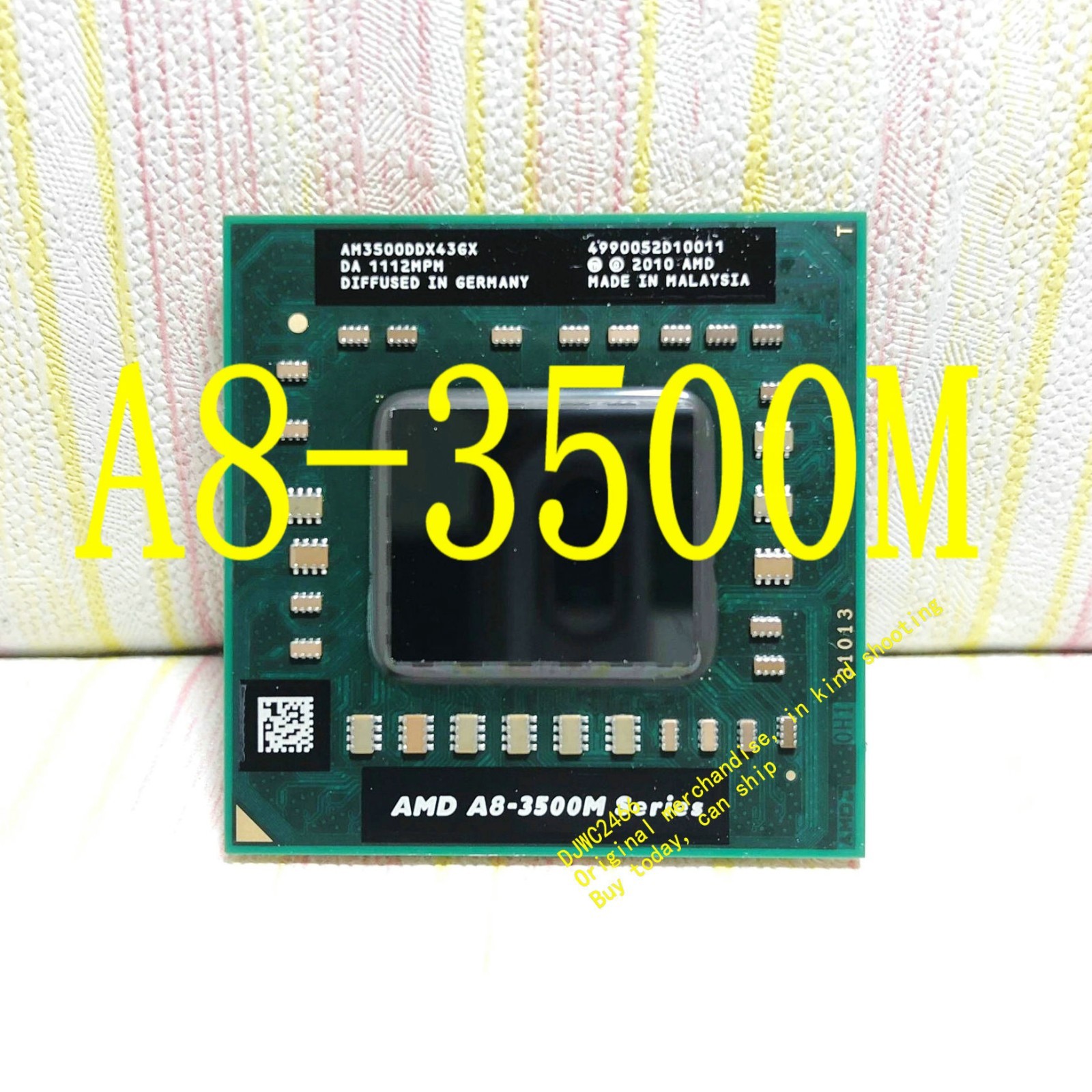 AMD A8-3500M 1.5GHz Quad Core (AM3500DDX43GX) Notebook Processor
