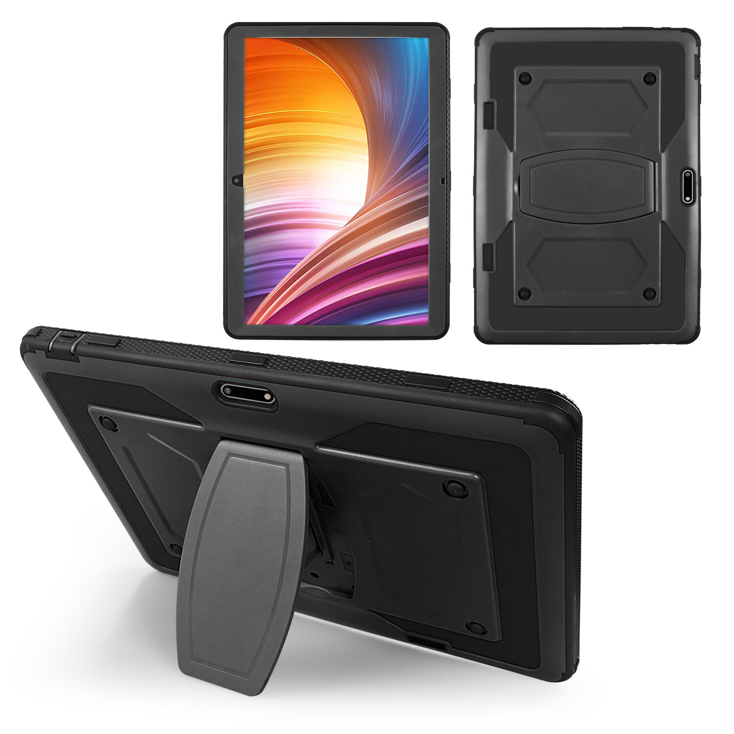 For Dragon Touch Max 10 Plus Wecool wm1001 Feonal 10.1" Tab Case Built in Stand