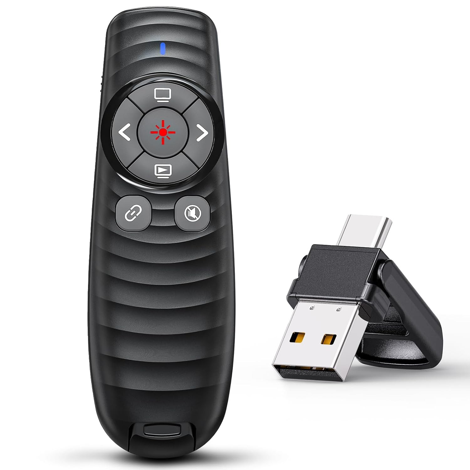 Wireless Presentation Remote Presenter USB Type C 2 in 1 Wireless Clicker