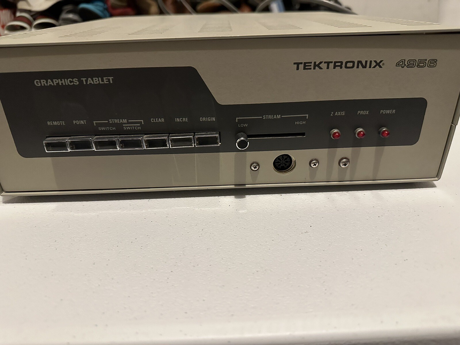 4956 TEKTRONIX Graphics  TABLET WITH POWER SUPPLY AND CABLES