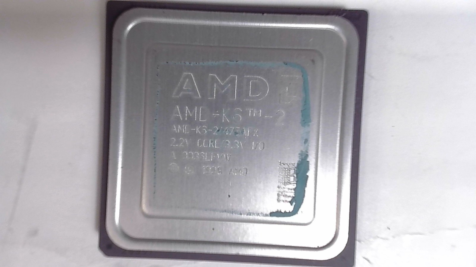 AMD K6-2/475AFX CPU - Socket 7, 2.2V Core, 3.3V I/O Processor