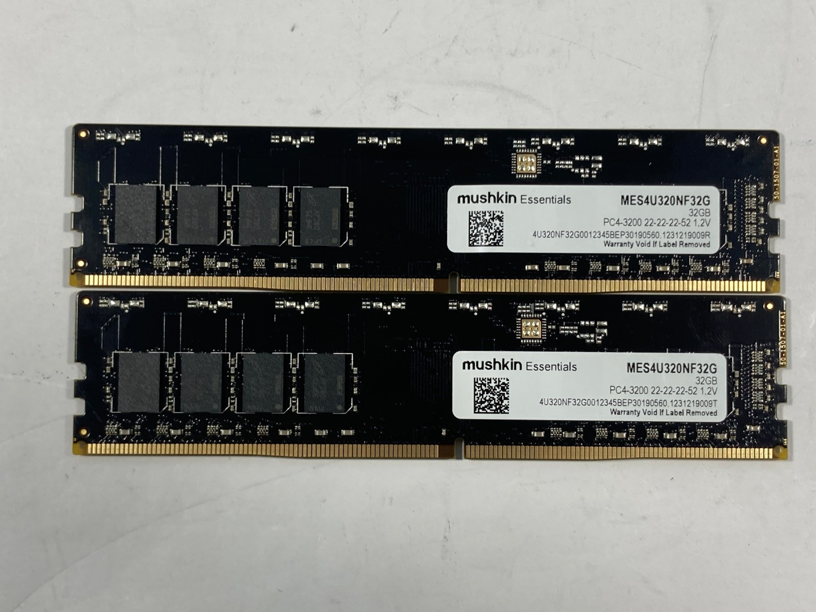 Mushkin Essentials 64GB (2 x 32) DDR4 RAM 3200MHz UDIMM Computer Memory
