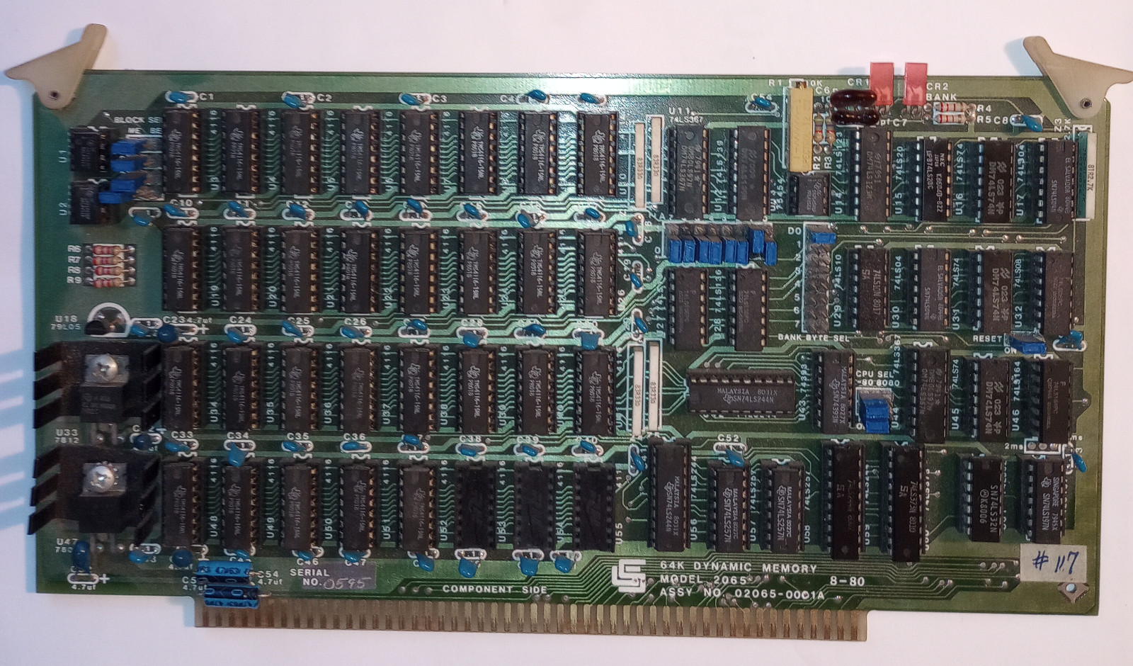 California Computer Systems 64K Dynamic Memory Model 2065 – Non-working