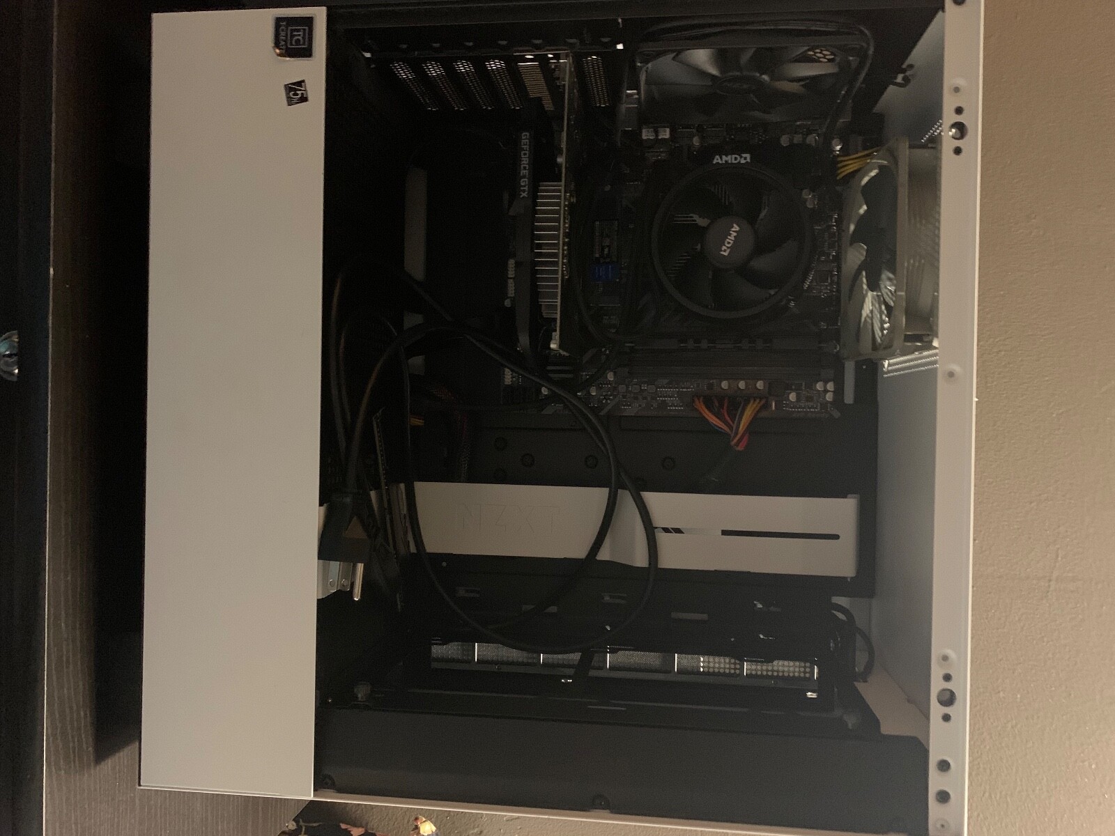 Barely Used Custom Desktop PC Six-Core Processor AMD 1050 ti 32GB Ram 