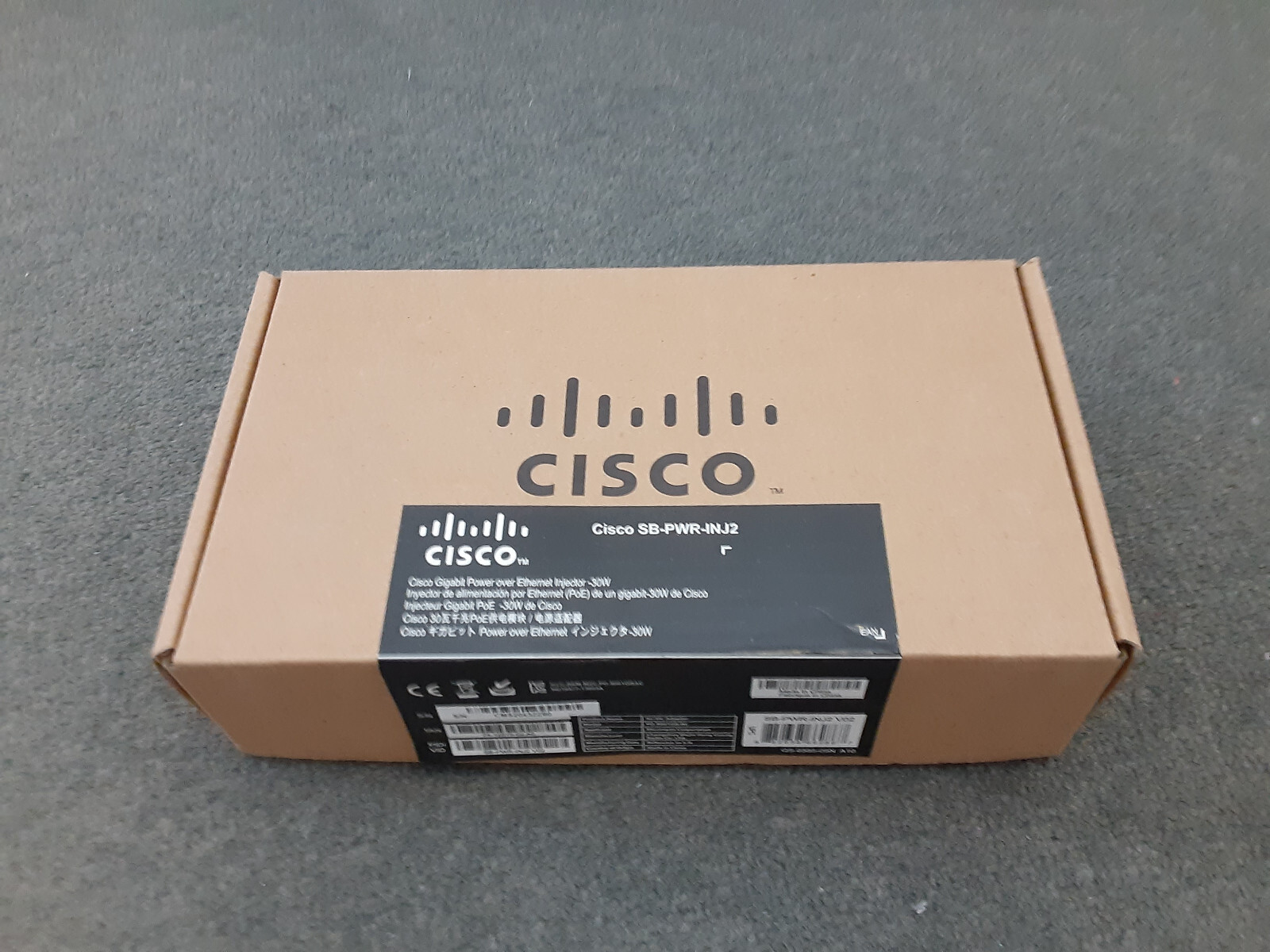 NEW Cisco SB-PWR-INJ2  Gigabit PoE Injector 30W AIR-PWRINJ6 POE ADAPTER