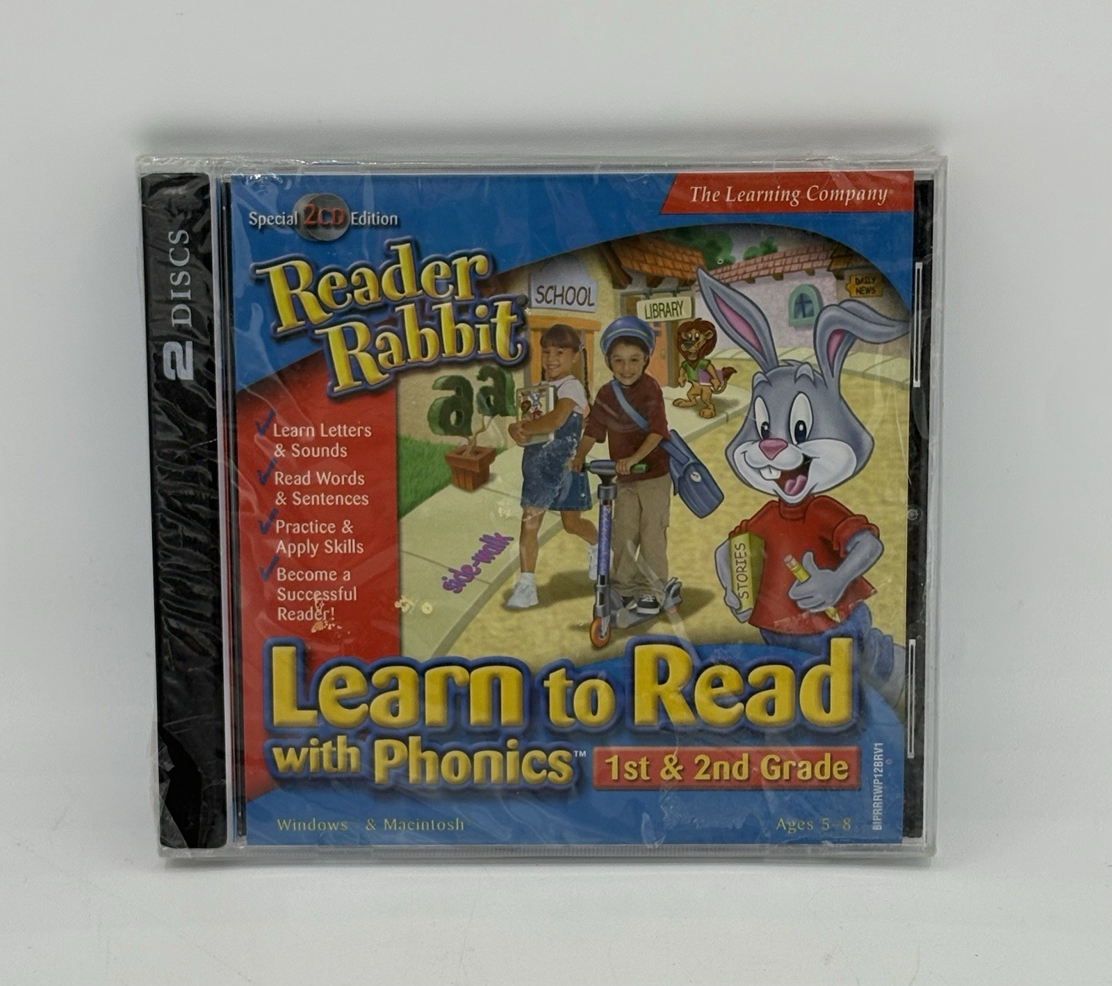 Reader Rabbit Learn to Read Phonics 1st - 2nd Ages 5-8 Learning Company Sealed