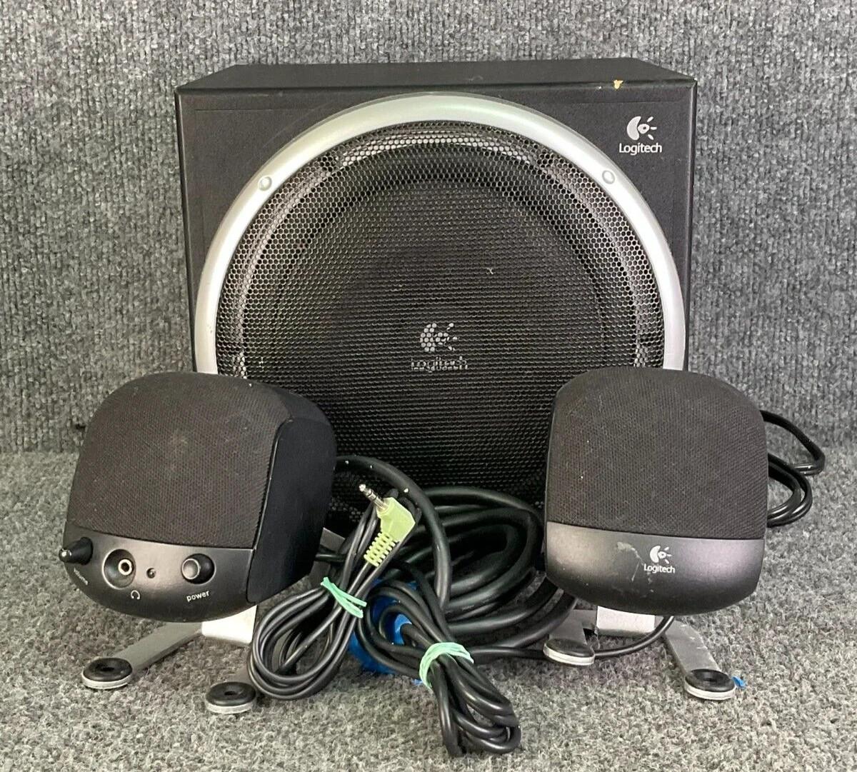 Logitech Z-340 2.1 Computer Speaker Subwoofer 8&amp;quot; Powered Used 29495