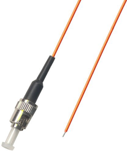10 Pack ST Multimode 50/125 Simplex Pigtail Fiber Optic 1M 0.9 Mil Adapter