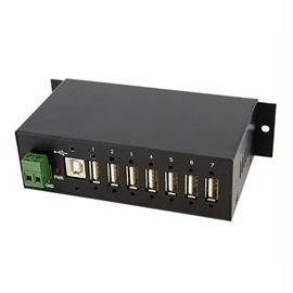 StarTech-New-ST7200USBM _ STARTECH MOUNTABLE RUGGED INDUSTRIAL 7 PORT 