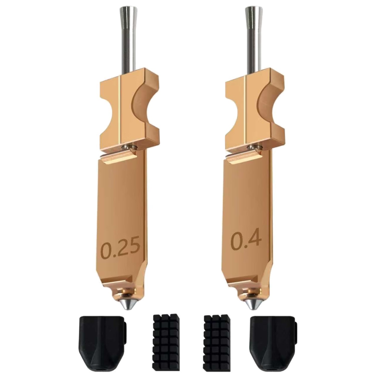 Ultimate 2-Pack AD5X Nozzle Kit for Precision Printing - 0.25mm & 0.4mm Nozzles