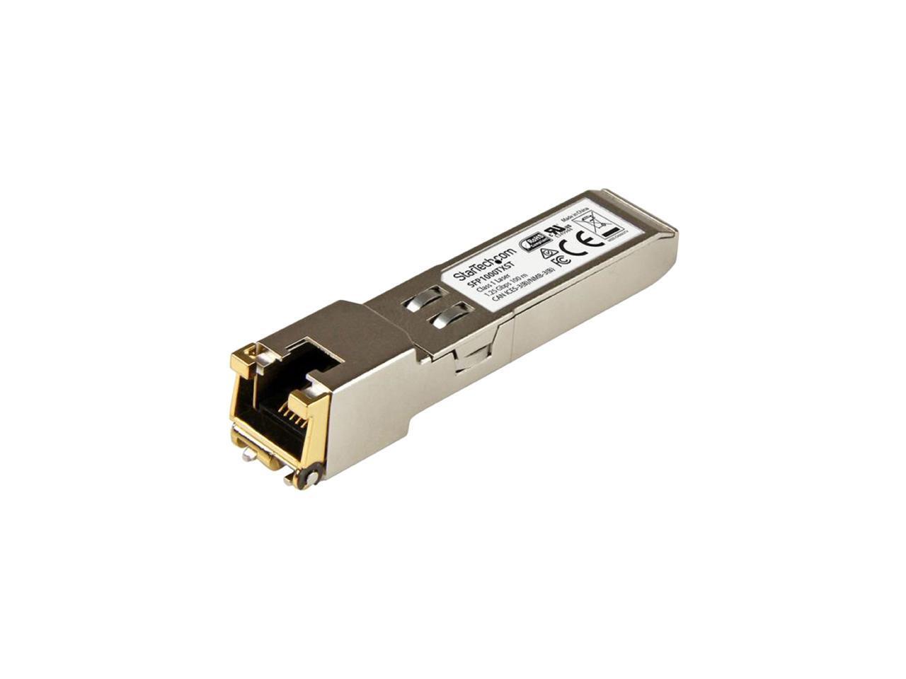 StarTech.com SFP1000TXST 1000BASE-TX SFP Transceiver Module - 1 Gbps - 100 m - M