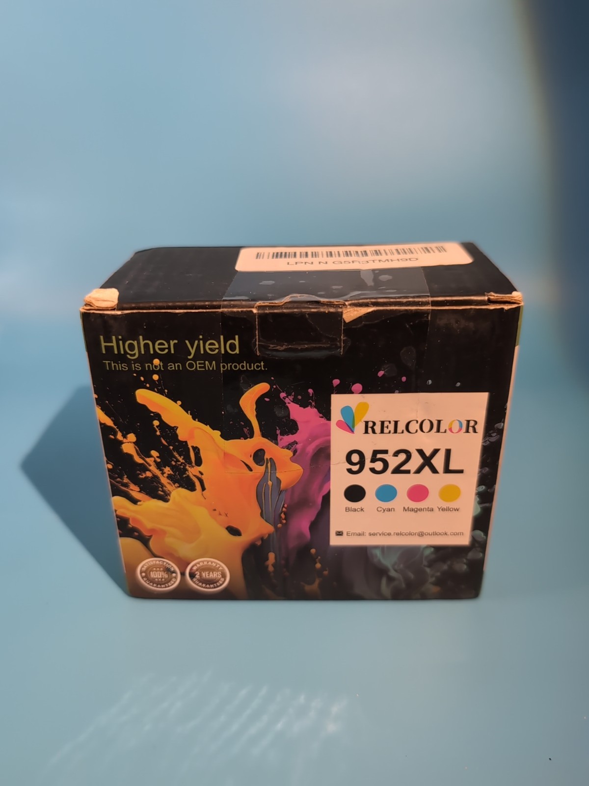 Relcolor 902XL High Yield Printer Cartridges for HP New/Sealed