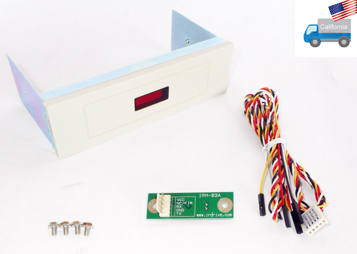 NEW PC IrDA,SECURE WIRELESS LINK Infrared Interface 5.25" Drive Bay Adapter Port
