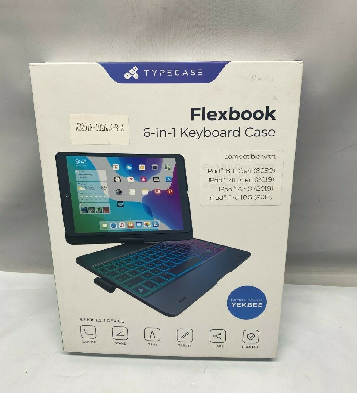 *NEW* Typecase Flexbook 6-in-1 Keyboard Case - Black