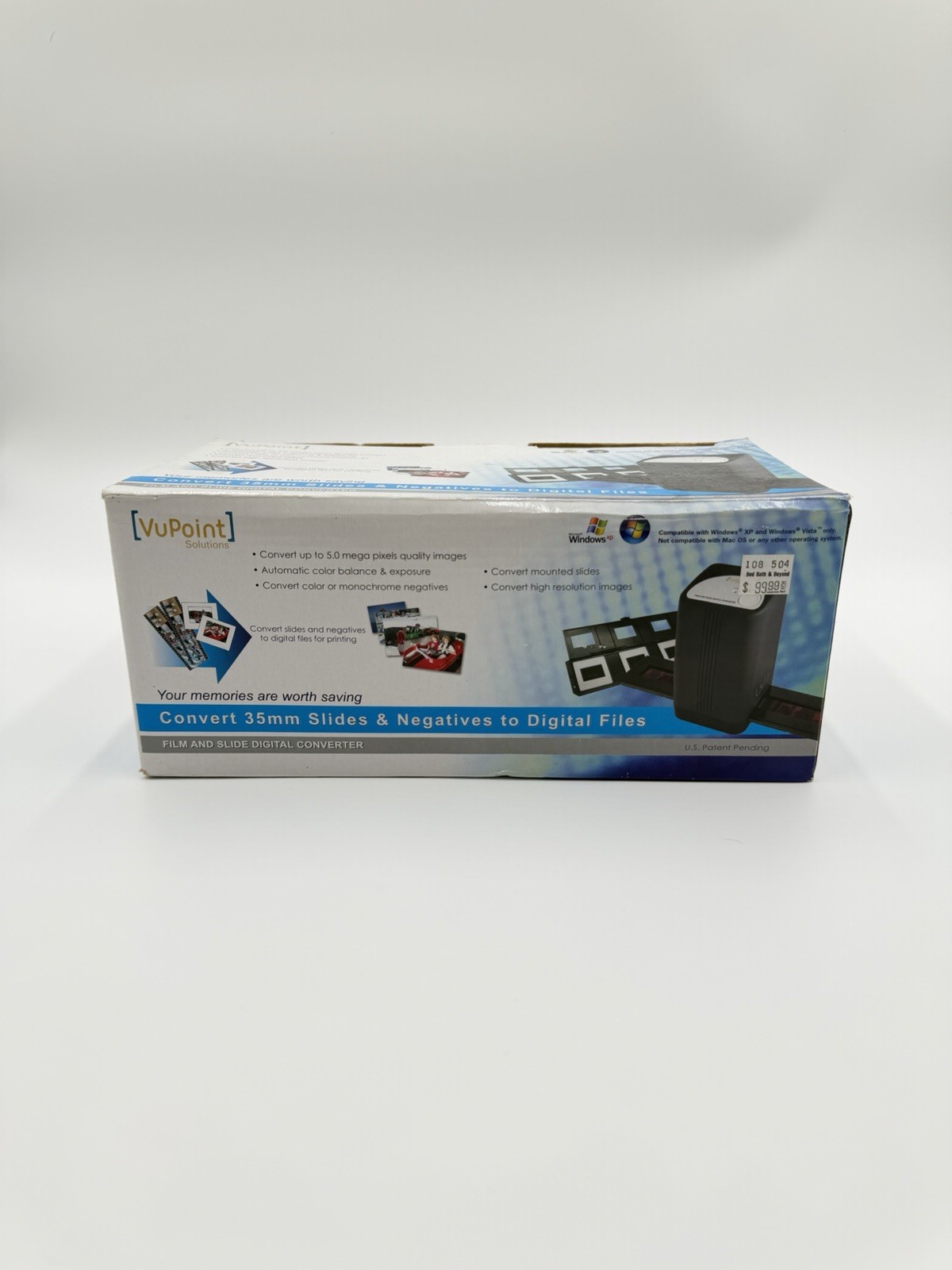 VuPoint FS-C1-VP-BX2 35mm Slide & Negative Scanner Digital Converter