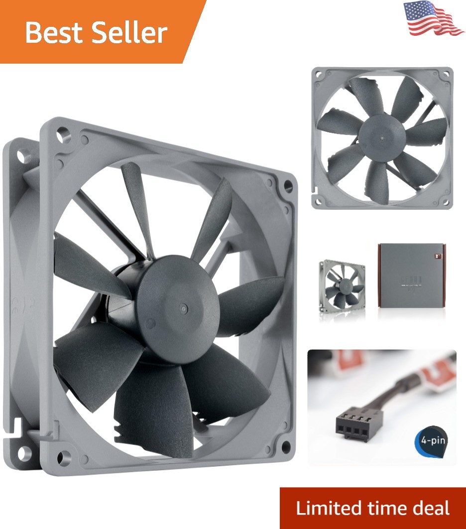 Ultra Quiet NF--1600 PWM Fan: 1600 RPM High Performance with 17.6 dB Noise Level