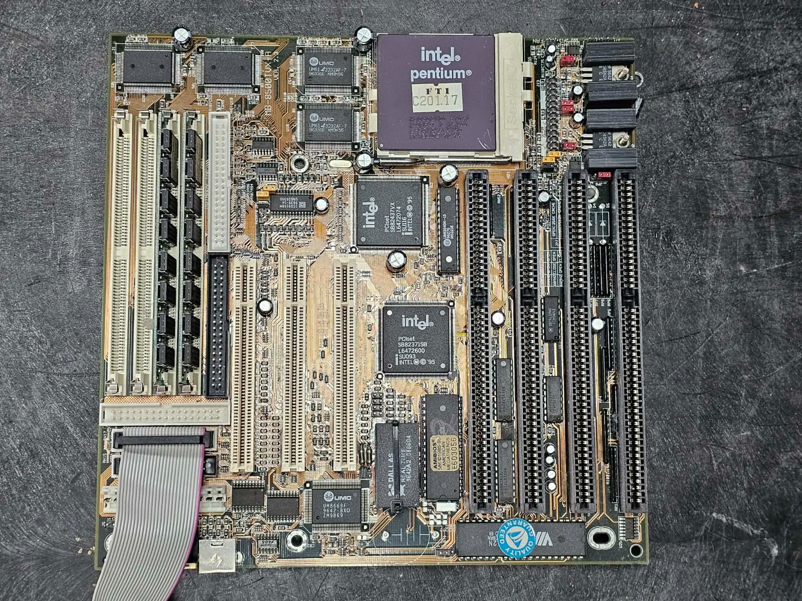 Retro Gaming MB-8500TVX-A Socket 7 Motherboard + Intel Pentium RAM Bundle Tested