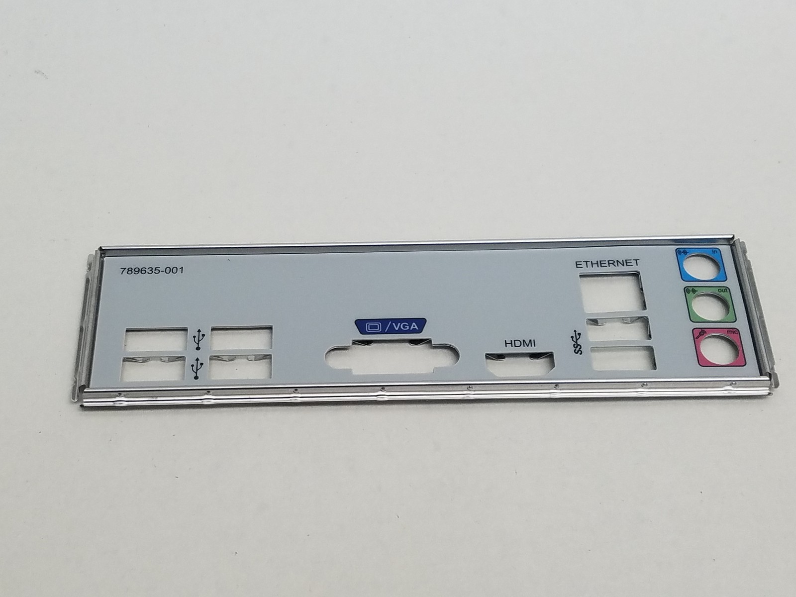 HP I/O Shield For Pavilion 500 Desktop Motherboards 782614-001