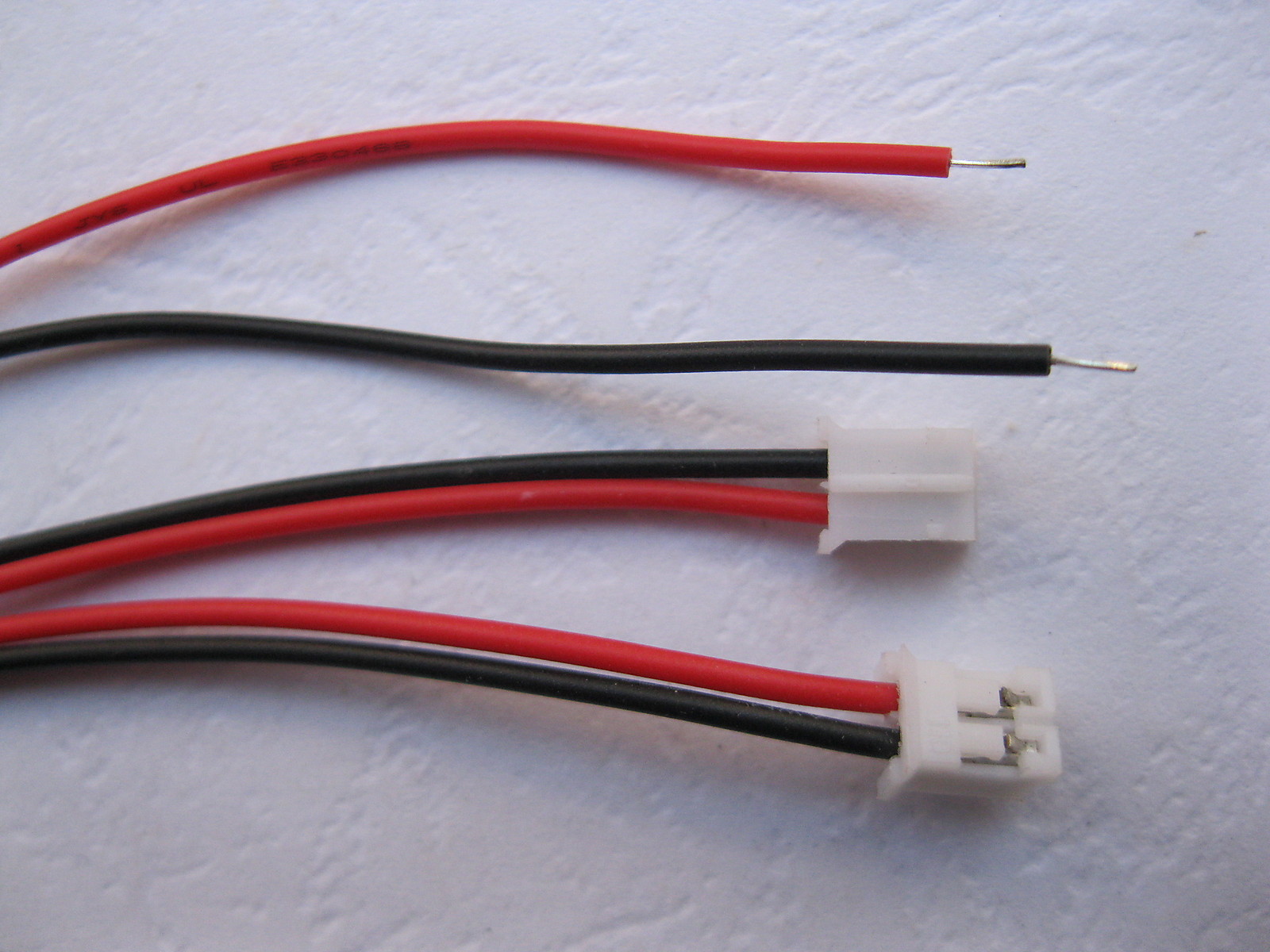 50 pcs PH Pitch 2.0mm 2 Pin Polarized Connector with 26AWG 30cm Leads Cable New
