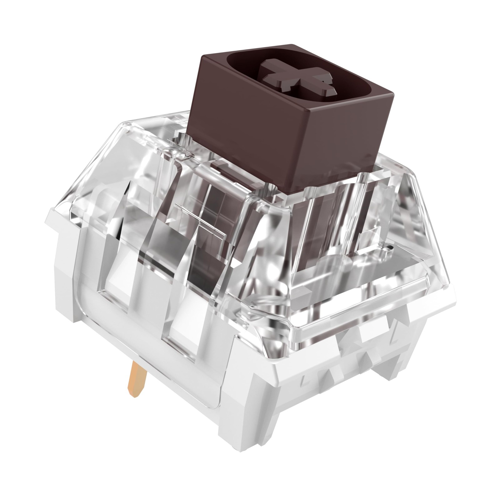 36 PCS Box Brown Switches Mechanical Keyboard 3Pin 45gf Tactile Lubed